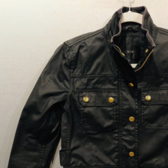 J. Crew Black Downtown Field Jacket, XSP - Picture 5 of 11
